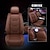 Недорогие Чехлы на автокресла-Универсальный 5d чехол для переднего сиденья из искусственной кожи Starfire, коврик для автомобильного сиденья, водонепроницаемый, дышащий, защита автомобильного сиденья