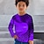 olcso fiú 3D-s pólók-Fiú 3D Grafika 3D nyomtatás Póló Hosszú ujj 3D nyomtatás Nyár Tavasz Ősz Sportok Divat Utcai sikk Poliészter Gyerekek 3-12 év Szabadtéri Hétköznapi Napi Normál