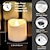 cheap Decorative Lights-12pcs LED Flameless Timer Candles Long Lasting Battery Operated Tea Lights for Christmas Wedding Table Decorations Warm White
