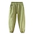 abordables Bas-pantalons en lin pour garçons pantalons pour garçons pour enfants pantalons de poche à rayures pantalons de confort respirants mode de plein air quotidien de base noir blanc vert foncé taille moyenne