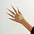 preiswerte Historische &amp; Vintage-Kostüme-Punk Gothic übertrieben Fingerkette Armband Fingernagel Spitze Klaue Ringe Vollfinger Set Hand Schmuck Accessoires Foto Profis Halloween