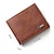 cheap Men&#039;s Bags-Men&#039;s Women&#039;s Wallet Credit Card Holder Wallet PU Leather Shopping Daily Buttons Large Capacity Waterproof Durable Solid Color Black Brown Coffee