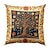 cheap Floral &amp; Plants Style-Vintage Double Side Pillow Cover 1PC Tree of Life Soft Decorative Square Cushion Case Pillowcase for Bedroom Livingroom Sofa Couch Chair