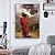 baratos Pinturas de Pessoas-Famoso dançarino de flamenco pintado à mão pintura em tela cartaz de arte de parede para quarto decoração de sala de estar (sem moldura)