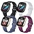 cheap Fitbit Watch Bands-4 Pack Smart Watch Band Compatible with Fitbit Versa 3 Sense Versa 4 Sense 2 Silicone Smartwatch Strap Waterproof Adjustable Sport Band Replacement  Wristband