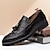 cheap Men&#039;s Slip-ons &amp; Loafers-Men&#039;s Loafers &amp; Slip-Ons Dress Shoes Tassel Loafers Lug Sole Business Classic Wedding Office &amp; Career Faux Leather Breathable Comfortable Slip Resistant Loafer Black Red Spring Fall