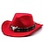 voordelige Historische &amp; vintage kostuums-Retro vintage 18de eeuw 19e eeuw Cowboyhoed Cowgirl hoed Cowgirl Cowboy West Cowboy Voor heren Dames Hoed