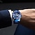 voordelige Mechanische Horloges-forsining heren mechanisch horloge luxe grote wijzerplaat mode zakelijk automatisch horloge zelfopwindend lichtgevende kalender roestvrij stalen horloge mannelijke klok