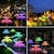 levne Světla cesty &amp; lucerny-2ks solární zahradní světla medúza solární světlo na trávník venkovní vodotěsné 7 barev měnící hvězda měsíc nádvoří světlo pro vilu zahradní chodník park krajinná dekorace