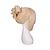 abordables Pelucas de anime-Annie Leonhart peluca anime cosplay Annie Leonhart pelo corto dorado claro