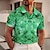 cheap Men&#039;s V Neck Polos-Men&#039;s Polo Shirt Golf Shirt Graphic Prints Geometry V Neck Yellow Red Blue Green Gray Outdoor Street Short Sleeves Print Clothing Apparel Sports Fashion Streetwear Designer