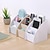 cheap Pencil Cases &amp; Holders-1PC Plastic Desktop Storage Box Cell Phone Holder TV Remote Control Stand Box