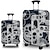 abordables almacenamiento de equipaje y viajes-cubierta de equipaje de viaje duradera, protector de cubierta de maleta elástica dacron, protector de cubierta de equipaje lavable plegable