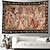 cheap Vintage Tapestries-Medieval Mille Fleurs Hanging Tapestry Wall Art Large Tapestry Mural Decor Photograph Backdrop Blanket Curtain Home Bedroom Living Room Decoration