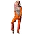 billige pars halloween-kostymer-Fange Harley Quinn Halloween Gruppe Par Kostymer Herre Dame Film-Cosplay Cosplay Kostymer Oransje Topp Bukser Halloween Karneval Maskerade polyester