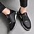 Χαμηλού Κόστους Ανδρικά Oxfords-Ανδρικά Οξφόρδη Ανδρικά παπούτσια casual Δερμάτινα Loafers Παπούτσια άνεσης Περπάτημα Δουλειά Καθημερινό Βρετανικό ΕΞΩΤΕΡΙΚΟΥ ΧΩΡΟΥ Καθημερινά PU Αναπνέει Άνετο Αντιολισθητικό Λάστιχο Μαύρο Λευκό