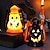 billige Halloween rekvisittbelysning-halloween dekorasjoner led gresskar lykter jack o lantern festival natt lanterns atmosfære fest lys lykt terror rekvisitter skjelett rekvisitter dekorasjon