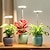 baratos Luz LED Ambiente-luzes de cultivo para plantas de interior led luz de planta de espectro completo uv vermelho azul altura ajustável luz de cultivo com 3 brilho regulável com temporizador para plantas pequenas