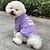 preiswerte Hundekleidung-Hemden für Hunde mit Hundespielzeug, schlichte Hunde-T-Shirt-Weste, weich und dünn, 1 Stück, Kleidungshemden passend für extra klein, mittelgroß und groß