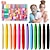 cheap Painting, Drawing &amp; Art Supplies-1set Face Paint Marker Non-Toxic 12 Colors Professional Body Crayons Makeup Painting Set Gift For Kids, Halloween Party Supply, Back to School Supplies, Party Supplies