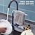 cheap Kitchen Storage-Telescopic Sink Storage Rack Holder, Adjustable 2-in-1 Sink Organizer, Expandable Sink Basket, Sink Drain Rack, Sink Tray, Sponge Holder+Dish Cloth Hanger Random Color