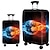 olcso poggyász és utazási tárolás-strapabíró utazási poggyászhuzat, dacron elasztikus bőröndvédő védő, összecsukható, mosható poggyászvédő védő