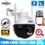 Недорогие IP-камеры для помещений-Hiseeu 4k 8MP wifi ptz ip-камера 5xzoom обнаружение человека видеонаблюдение наружная цветная камера ночного видения защита безопасности