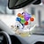 ieftine Pandative Auto și Ornamente-Craniu cool acrilic ornament pentru agățat mașină oglindă retrovizoare accesorii de interior pentru decorarea mașinii
