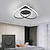 זול אורות תקרה ניתנים לעמעום-תקרה LED מנורת תקרה מודרנית אומנותית מתכת בסגנון אקריליק עמעום ללא מדרגות חדר שינה אורות גימור צבועים 110-240v ניתן לעמעום בלבד עם שלט רחוק 85-265v
