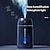 cheap Humidifiers &amp; Dehumidifiers-1.2L Large-capacity Humidifier Home Large Fog Volume Lantern Air Purifier Aromatherapy Machine Living Room Office Desktop Silent Humidifier USB Plug-in