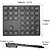 preiswerte Tastaturen-36-Tasten-BT-Ziffernblock, kabellose wiederaufladbare Numpad-Tastatur, ultradünne Zahlentastatur für iPad-Laptop