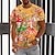 ieftine tricou 3d pentru bărbați-Bărbați Tricou Grafic Ciupercă Monstru Stil Nautic Îmbrăcăminte Tipărire 3D În aer liber Zilnic Manșon scurt Imprimeu Epocă Modă Designer