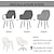 preiswerte Sesselabdeckung &amp; Armless Chair Cover-Küchenstuhlbezug aus einfarbigem, garngefärbtem Polyester