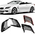 cheap Car Stickers-2PCS Car Side Vent Air Flow Fender Intake ABS Sticker Shark Gills Auto Simulation Side Vents Styling Car Accessories