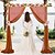 billige Vandtætte Gardiner-bryllup bue drapering stof chiffon stof draperi bryllup ceremoni reception swag dekorationer 70*550cm