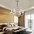 cheap Candle-Style Design-Modern Clear Crystal Chandelier Adjustable 1/6/8 Lights Crystal Glass Flush Mount Hanging Ceiling Pendant Light Classic Candle Style Lighting Fixture E12/E14 for Bedroom Living Room Hallway Entry 110-240V