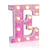 billige Dekorative lys-led bogstavlys lyser lyserøde bogstaver glimmer alfabet bogstavskilt batteridrevet til natlys fødselsdagsfest bryllup pigegaver hjem bar juledekoration lyserødt bogstav