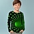 olcso fiú 3D-s pólók-Fiú 3D Grafika 3D nyomtatás Póló Hosszú ujj 3D nyomtatás Nyár Tavasz Ősz Sportok Divat Utcai sikk Poliészter Gyerekek 3-12 év Szabadtéri Hétköznapi Napi Normál