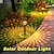 baratos Luzes e lanternas de caminho-luzes de caminho solar led à prova dwaterproof água lâmpada de paisagem iluminação de jardim movida a energia solar para pátio pátio quintal decoração de passarela