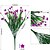 abordables Fleurs artificielles-Fleurs artificielles Plastique Fleurs de mariage Bouquet Fleur de Table Bouquet 2