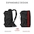 Недорогие Рюкзаки-дорожный рюкзак, рюкзак для переноски, прочная трансформируемая спортивная сумка, подходящая для 15,6-дюймового ноутбука для мужчин, походная сумка для обуви для самолетов, расширяемая в трех направлениях, для многократного использования