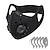 voordelige Motorhelm headsets-motormasker rijdend stofmasker ademend vervangbaar filterfiltermasker hangende orenmasker