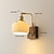 voordelige LED-wandlampen-lightinthebox keramische wandkandelaar kleine wandlamp, rustiek walnoothout wandmontage licht, vintage hoofdeindelamp, binnenverlichting voor slaapkamer woonkamer eetkamer hal 110-240v