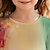 Недорогие 3d платья для девочек-Девушки &#039; 3D Графика Бабочка Платье Длинный рукав 3D печать Лето Весна Осень Для занятий спортом Повседневные Праздники Симпатичные Стиль На каждый день Красивый Дети 3-12 лет