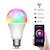 preiswerte Intelligente Glühbirnen-E26 Tuya Smart LED-Lampe A19 Alexa Sprachsteuerung Dimmen und Färben WiFi A70 Lampe Licht RGBCW 9W15W