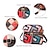 cheap Crossbody Bags-Women&#039;s Crossbody Bag Shoulder Bag Mobile Phone Bag Dome Bag Cowhide Daily Holiday Zipper Flower Large Capacity Waterproof Durable Patchwork Flower Folk Hengcai vertical color letter color lychee