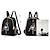 cheap Backpacks &amp; Bookbags-Women&#039;s Backpack School Bag Bookbag Commuter Backpack School Daily Solid Color Flower Oxford Cloth Large Capacity Waterproof Lightweight Embroidery Zipper Black
