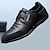 cheap Men&#039;s Oxfords-Men&#039;s Oxfords Casual Shoes Leather Shoes Comfort Shoes Casual Daily Cowhide Breathable Comfortable Slip Resistant Loafer Black White Summer
