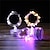 cheap LED String Lights-10pcs Waterproof LED Candles String Lights 1m 2m Copper Wire String Garland Submersible Vase Bottle Fairy Lamp for Christmas Wedding