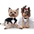 abordables Vêtements pour chiens-costume triangle écharpe robe cadeau de mariage grand chien beau nœud papillon personnalité